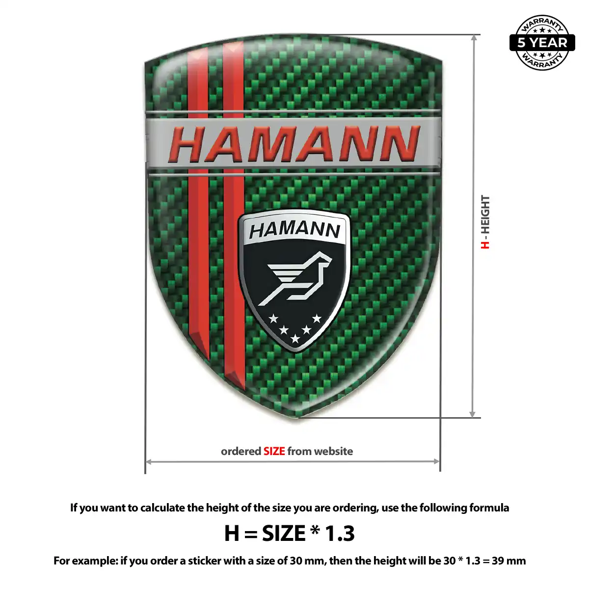 Hamman Crest Emblem Outer Style