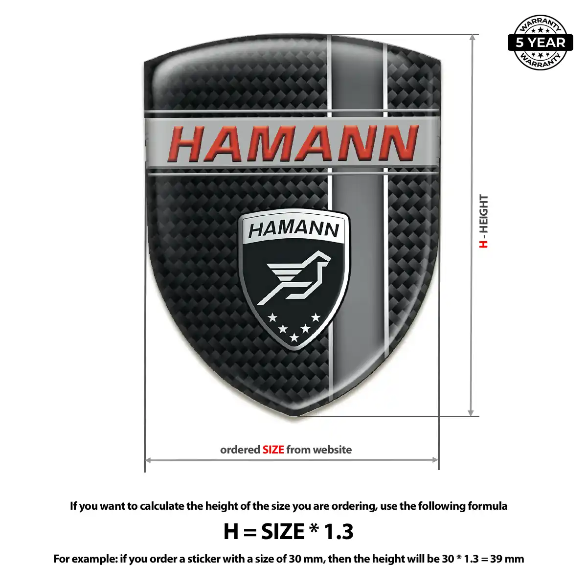 Hamman Crest Emblem Prestige Line