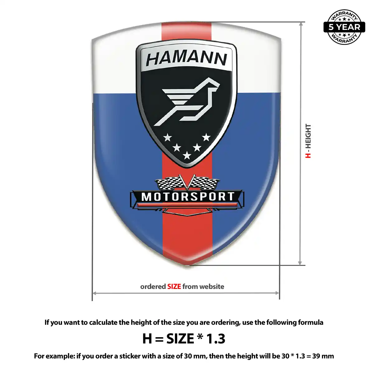 Hamman Crest Emblem Resin Elite