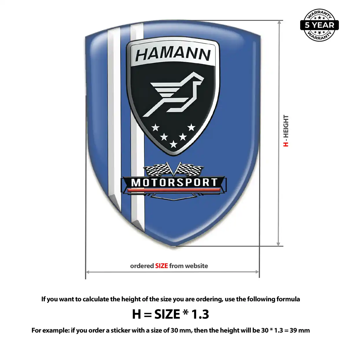 Hamman Crest Emblem Signature Grade