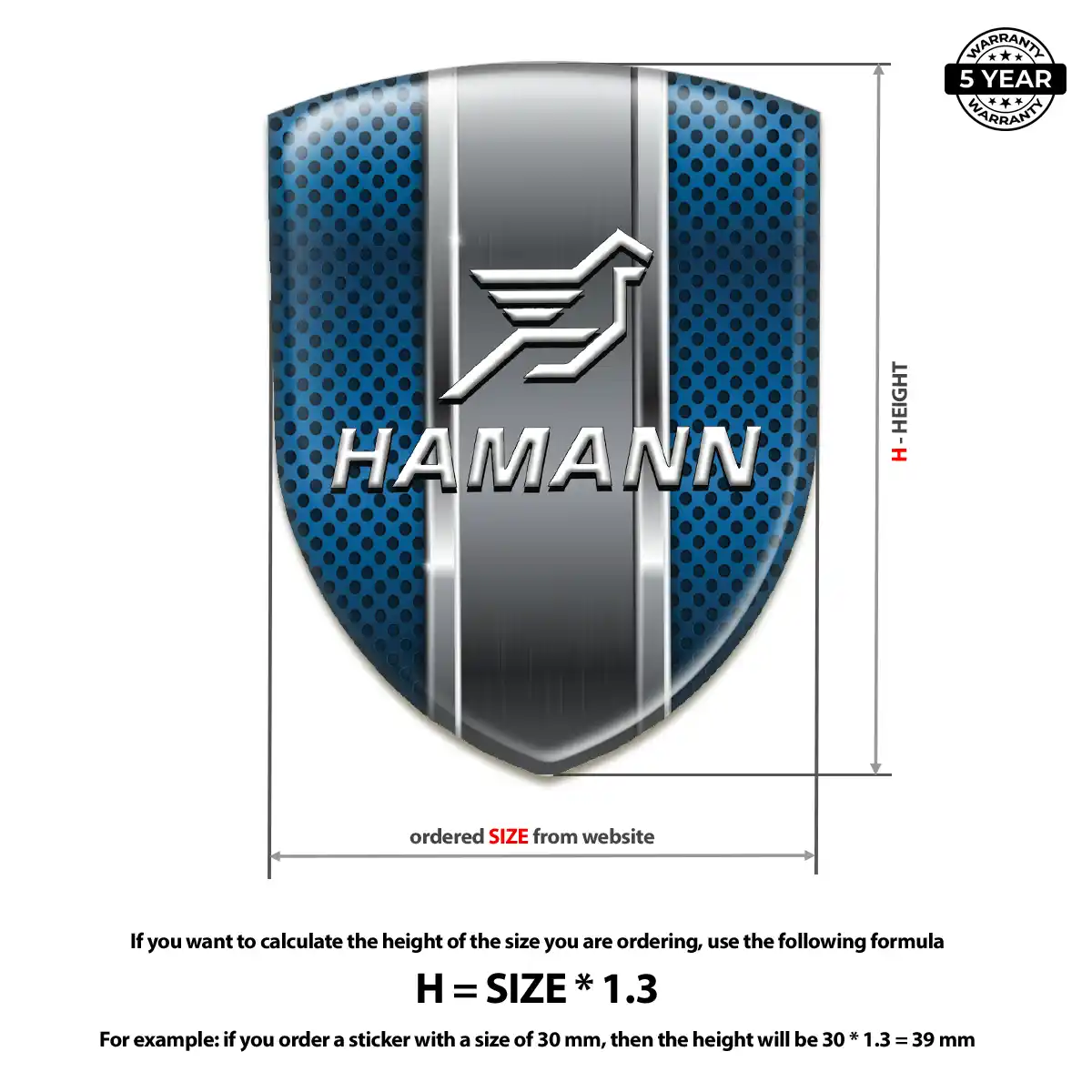 Hamman Crest Logo Emblem Cabin Style