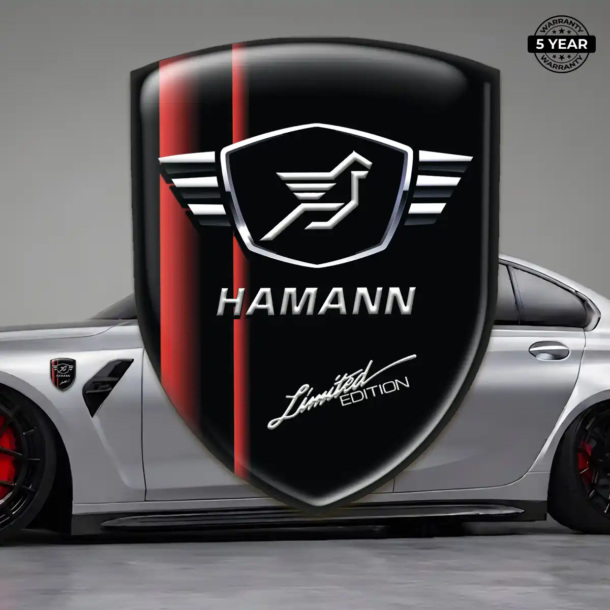Hamman Crest Logo Emblem Opulent Line