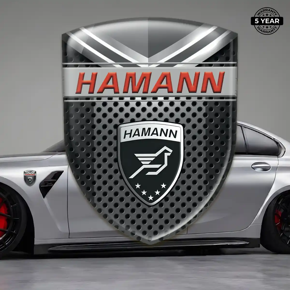 Hamman Crest Logo Emblem Outer Style