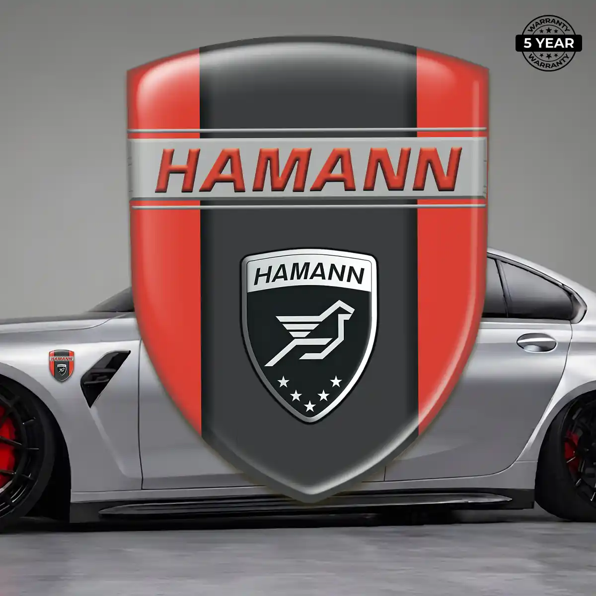 Hamman Crest Logo Emblem Resin Luxe