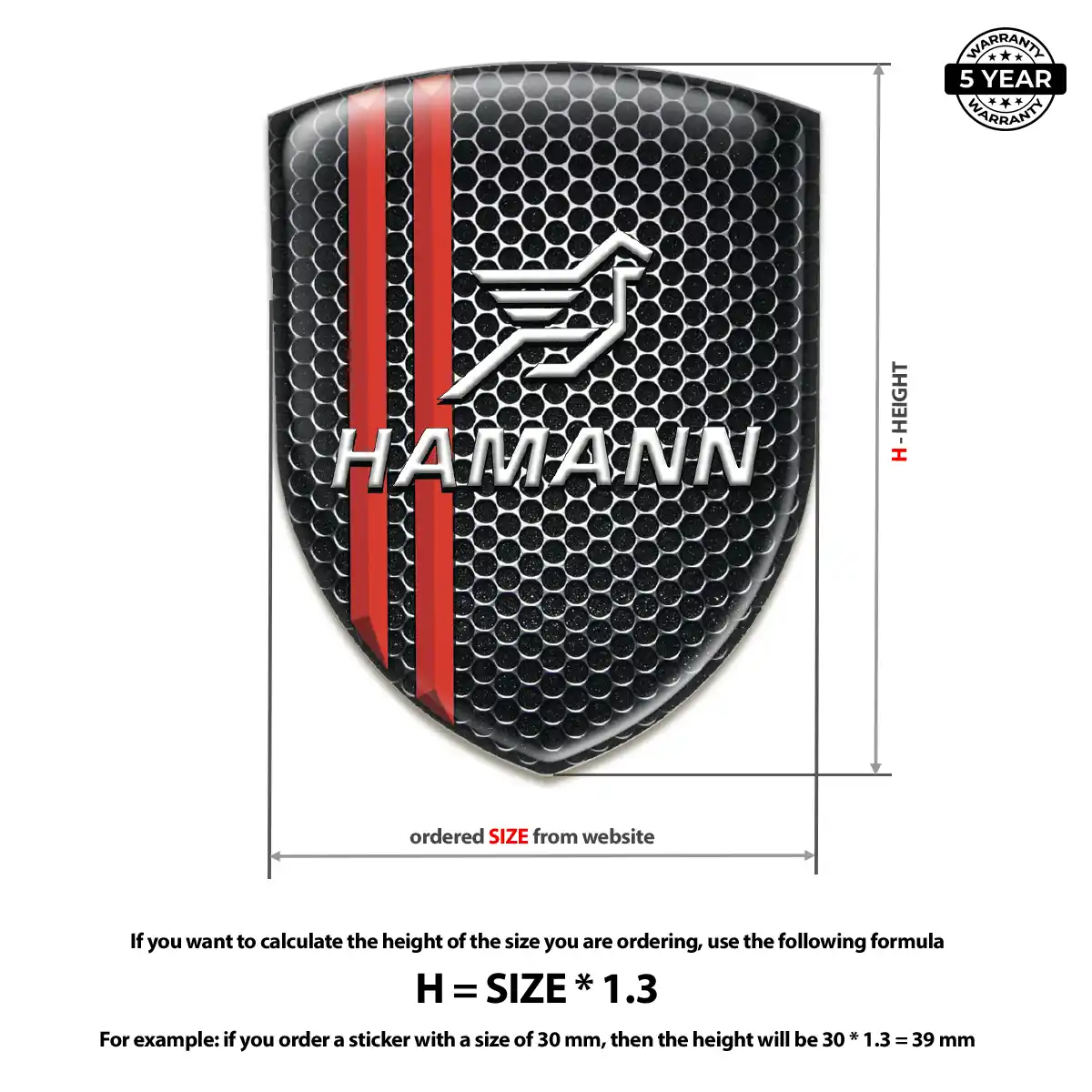 Hamman Domed Badge Deluxe Edition