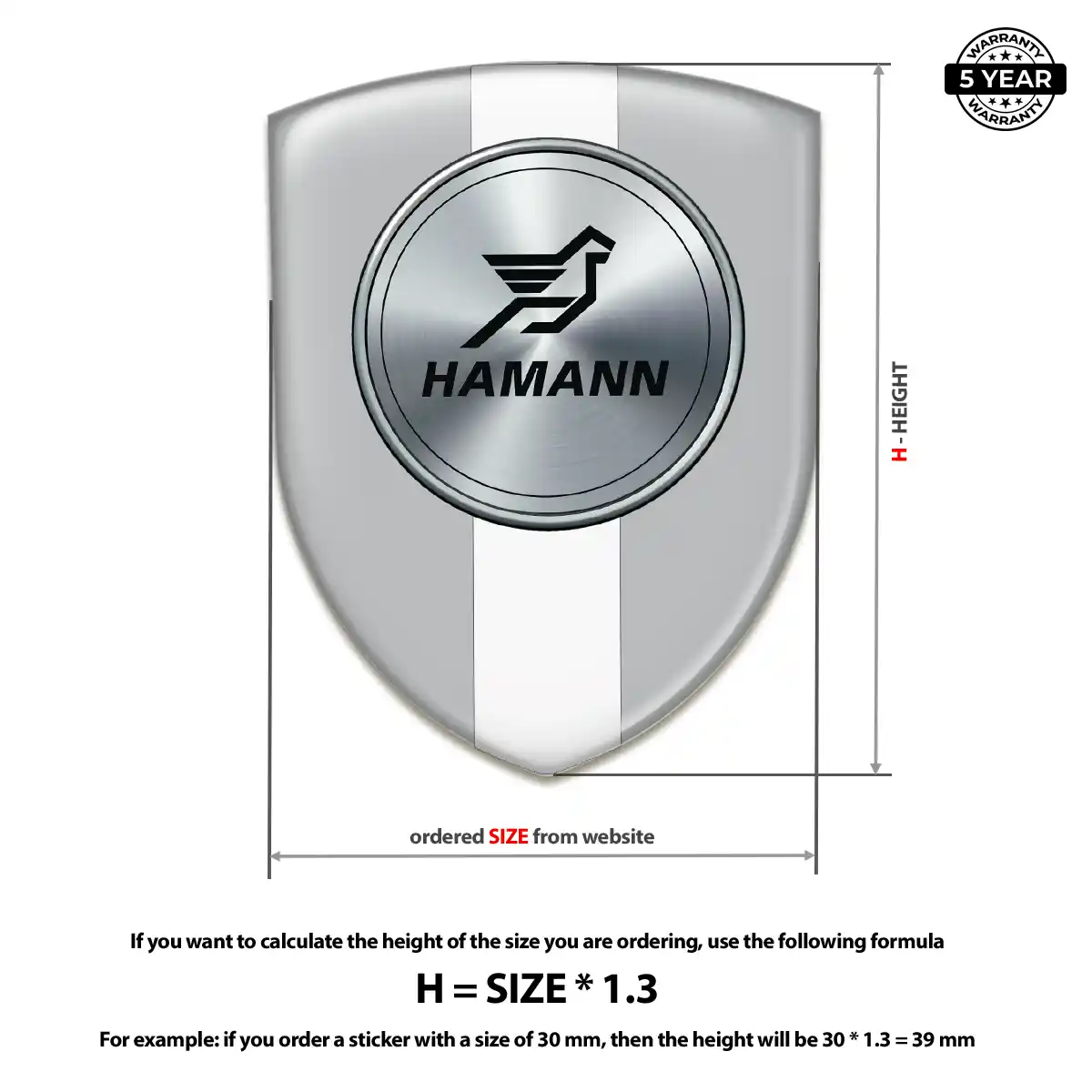 Hamman Domed Badge Elite Edition