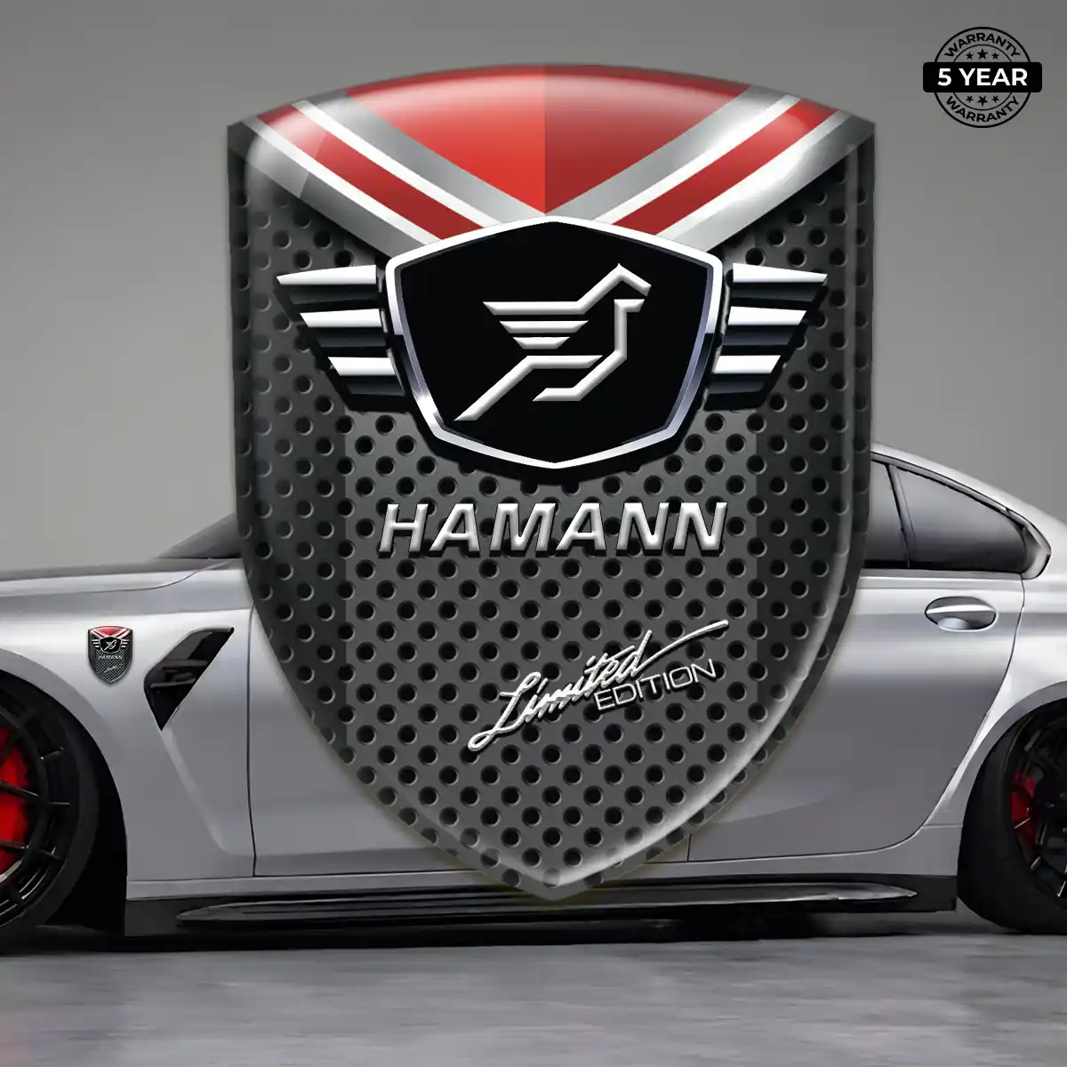 Hamman Domed Badge Exterior Luxe
