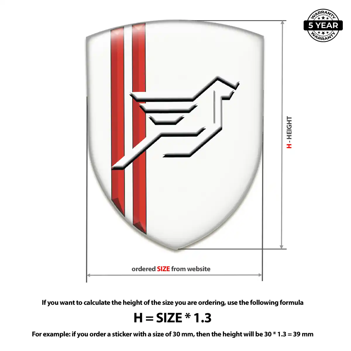Hamman Domed Badge Interior Elegance
