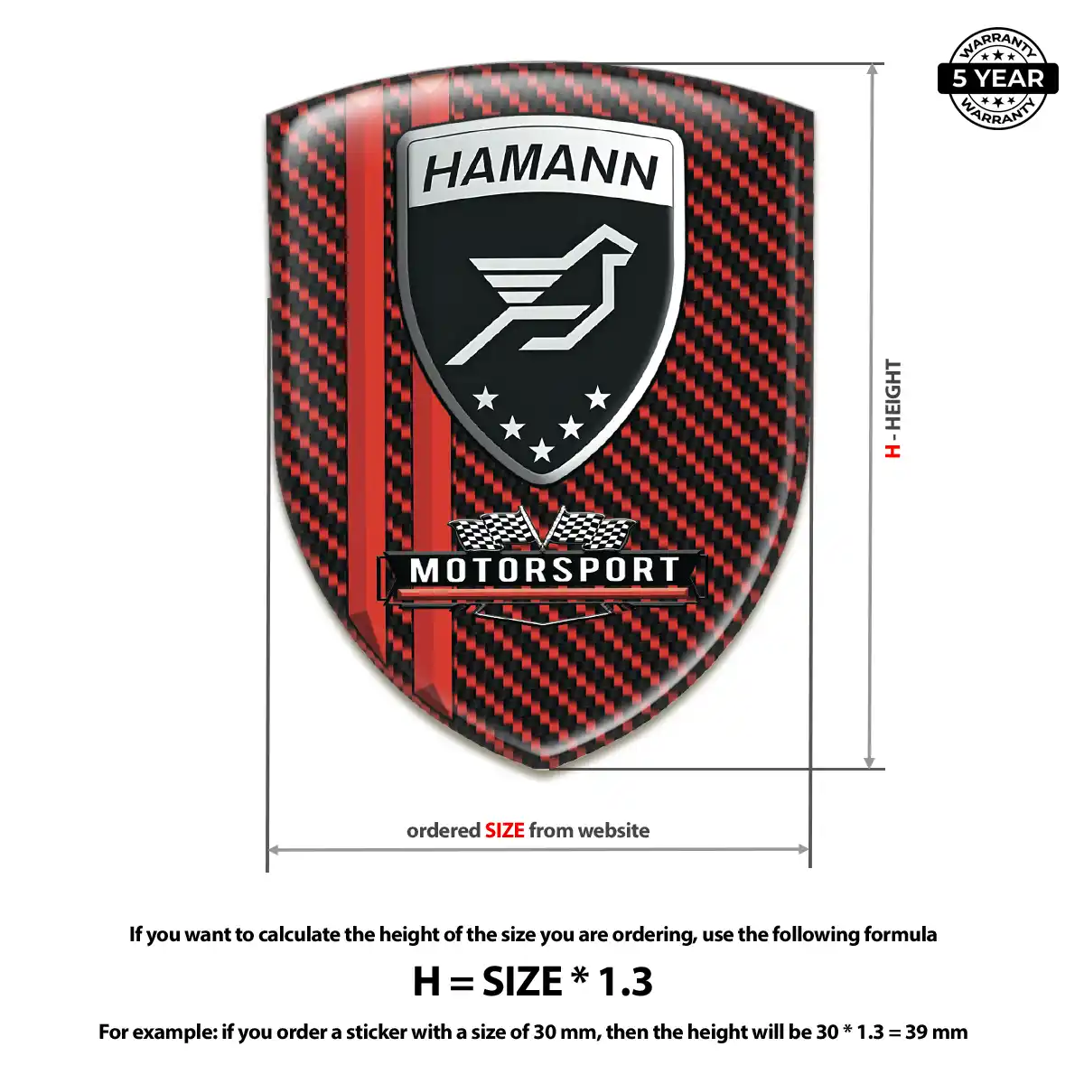 Hamman Domed Badge Noble Edition