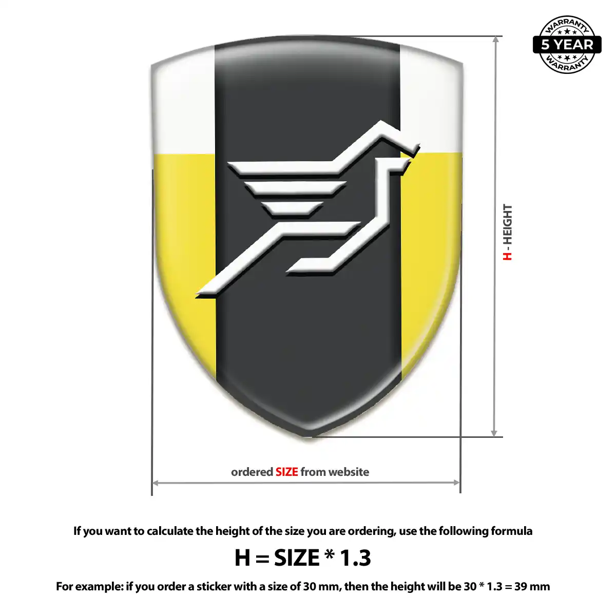 Hamman Domed Badge Outer Style