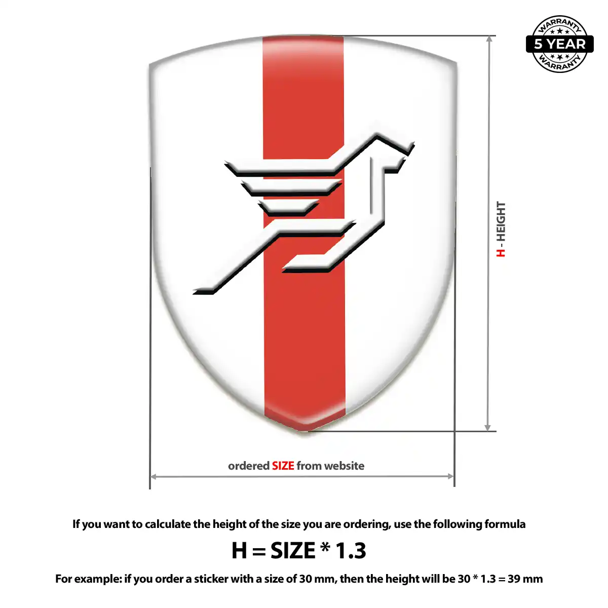 Hamman Domed Badge Refined Design