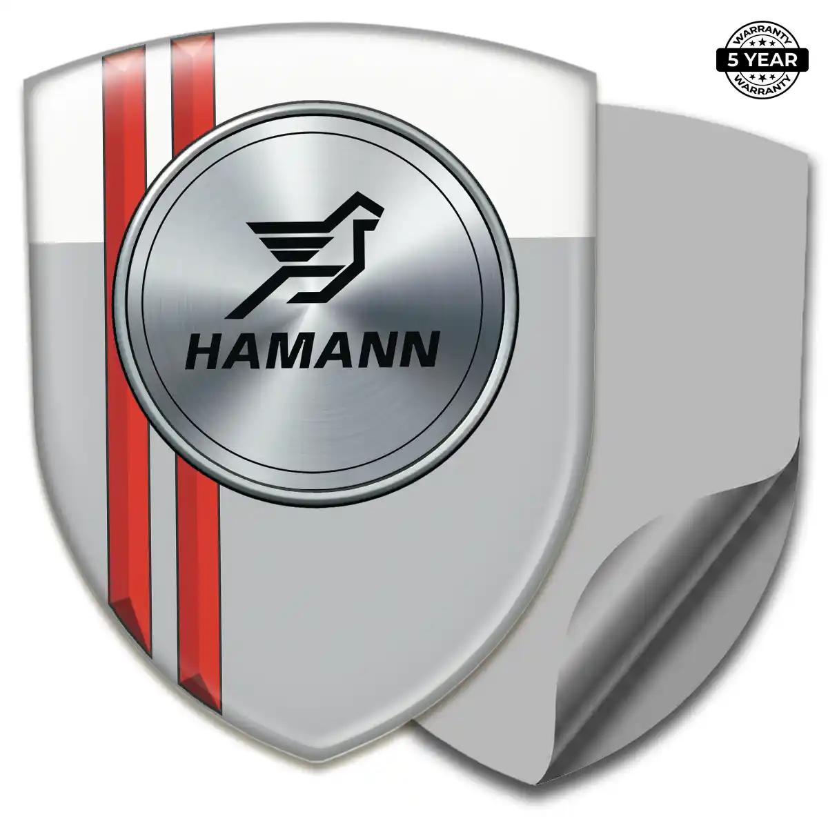 Hamman Domed Badge Resin Luxe