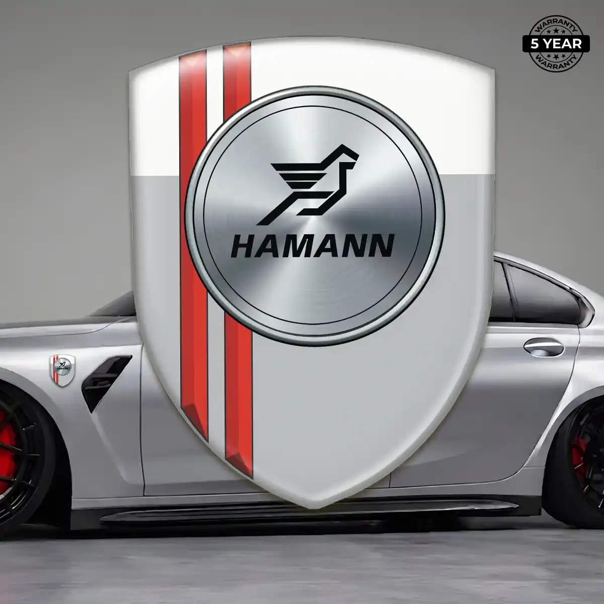 Hamman Domed Badge Resin Luxe