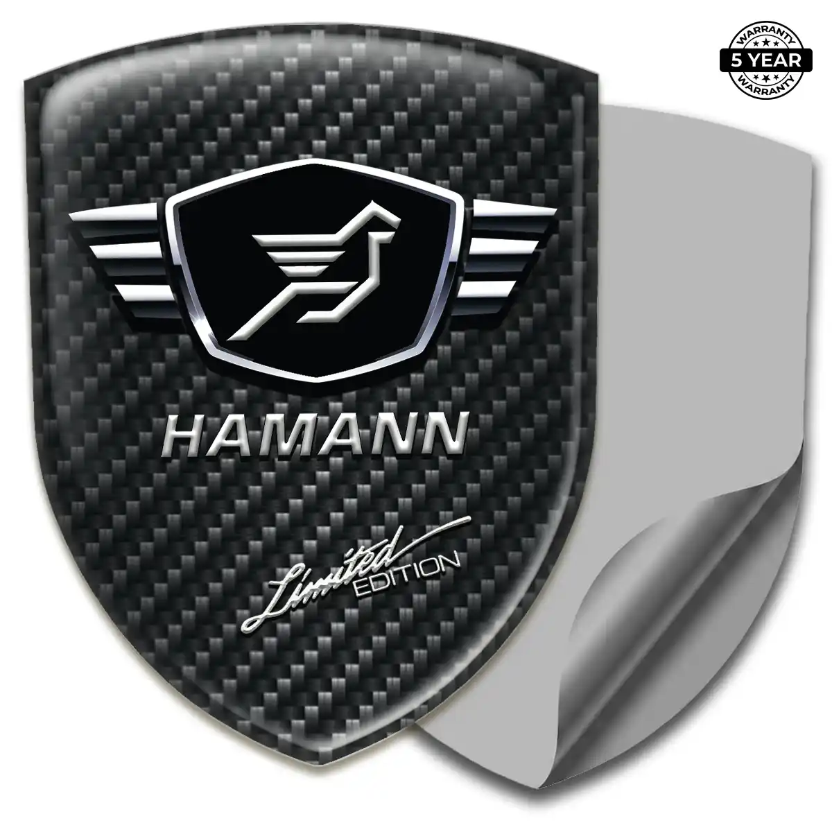 Hamman Domed Badge Sleek Style