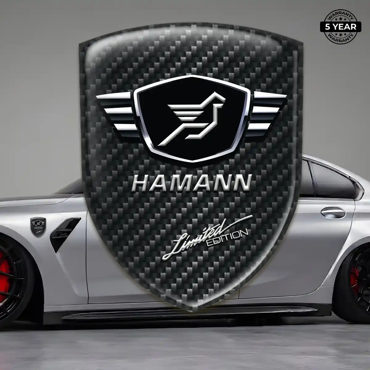 Hamman Domed Badge Sleek Style