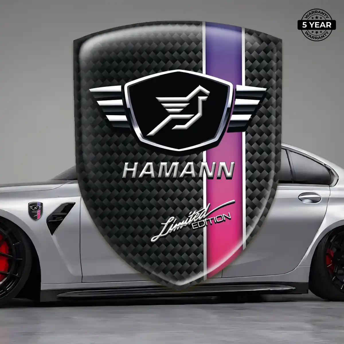 Hamman Domed Car Sticker Elite Edition
