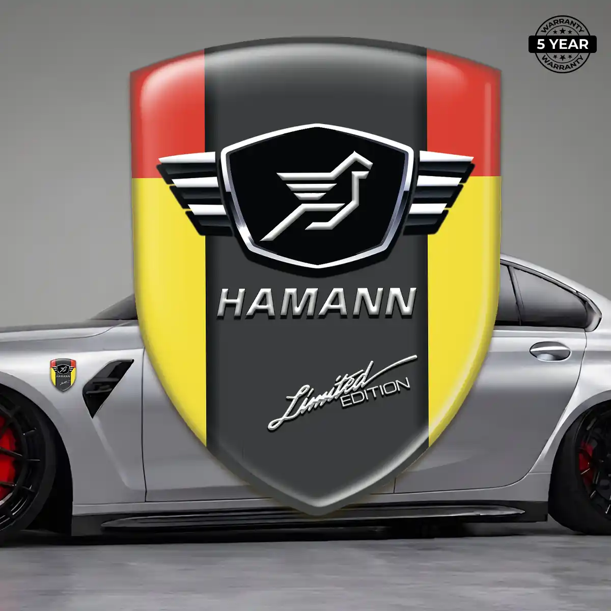 Hamman Domed Car Sticker Outer Style