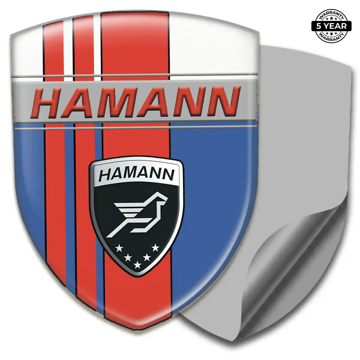 Hamman Domed Car Sticker Premium Dome