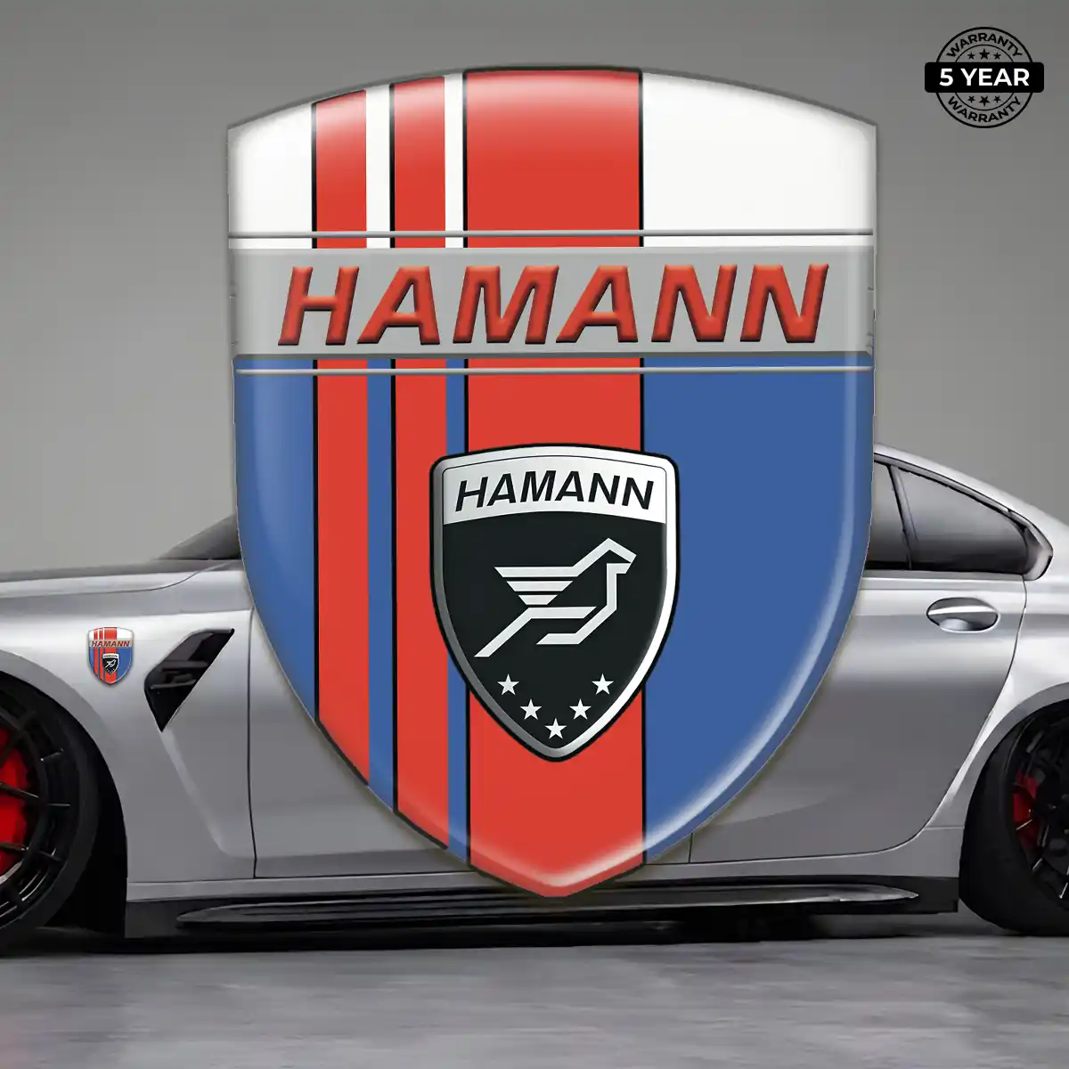 Hamman Domed Car Sticker Premium Dome