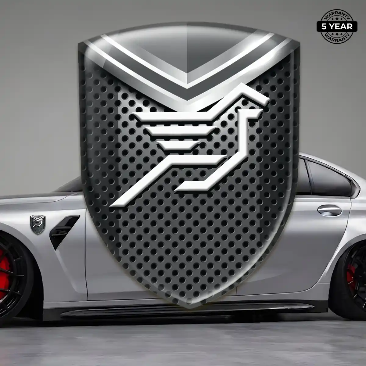 Hamman Domed Car Sticker Resin Elite