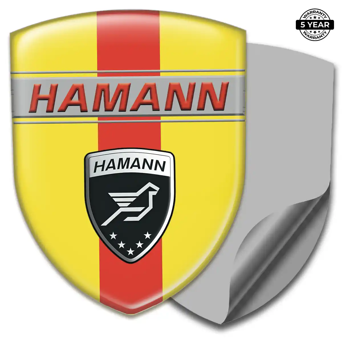 Hamman Domed Car Sticker Signature Grade