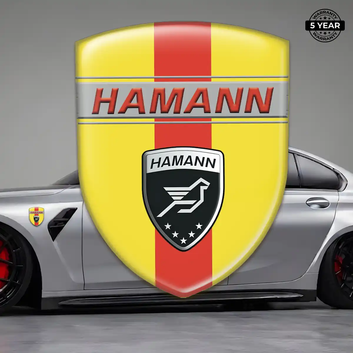Hamman Domed Car Sticker Signature Grade