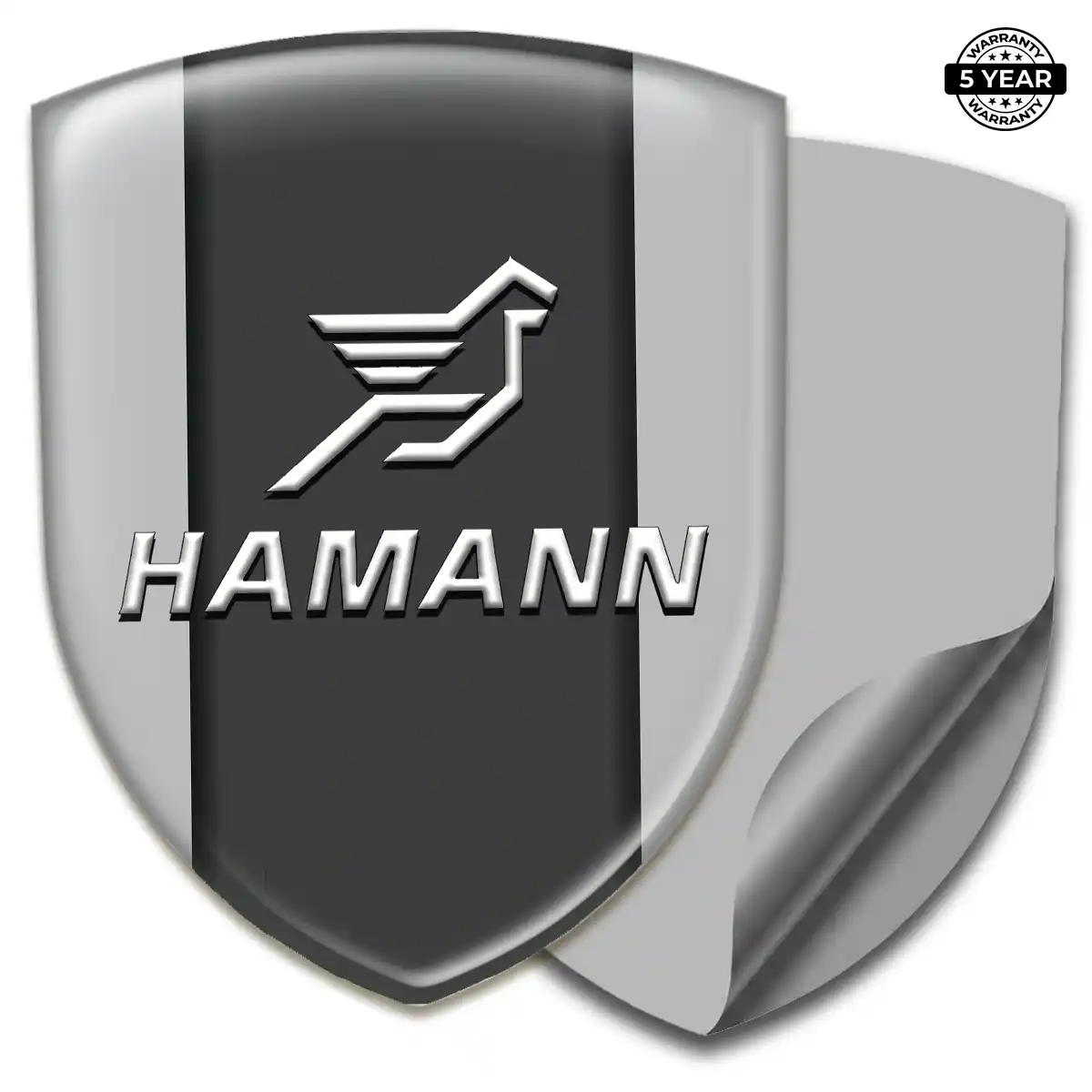 Hamman Domed Car Sticker Sleek Style
