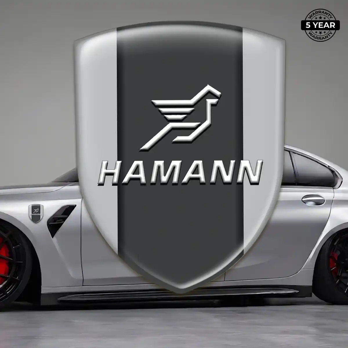Hamman Domed Car Sticker Sleek Style