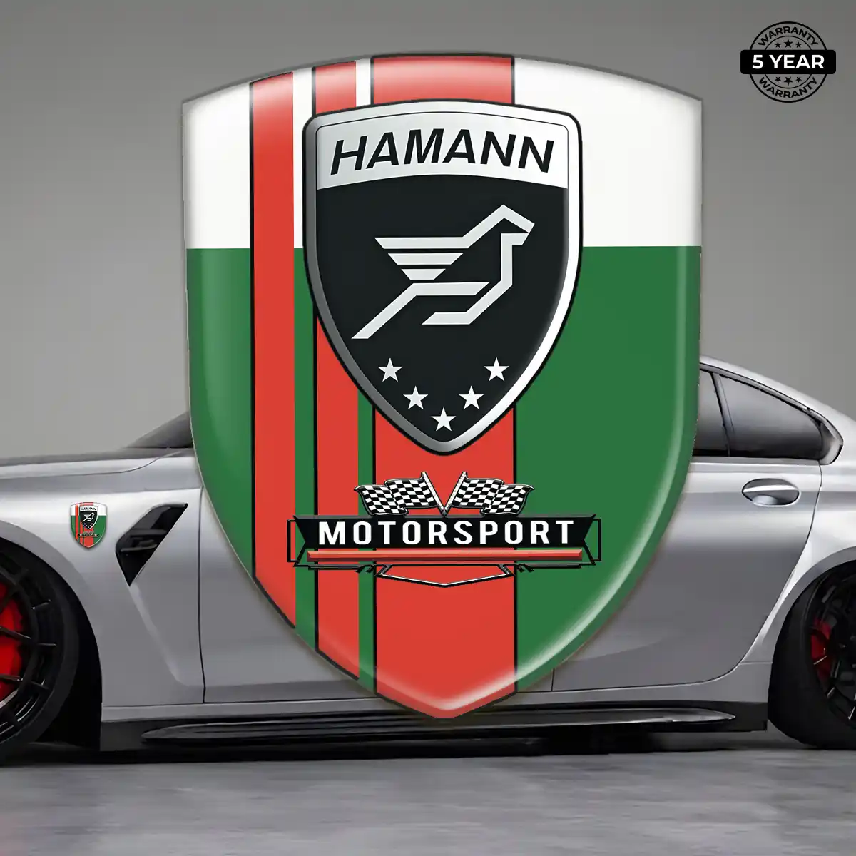 Hamman Domed Car Sticker Sport Tuning