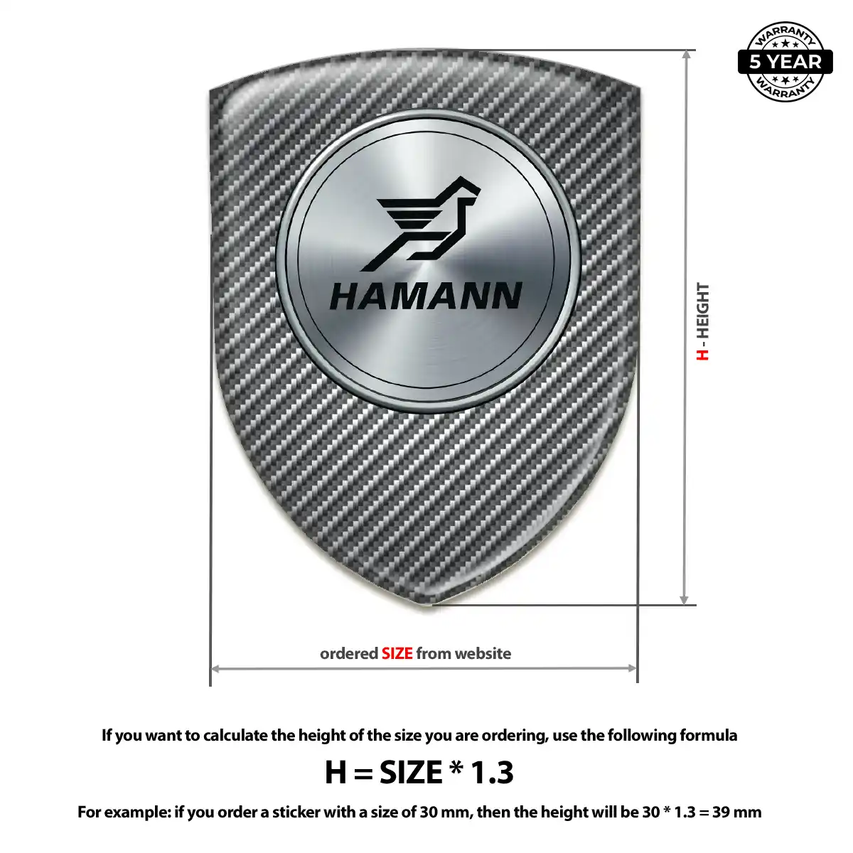 Hamman Domed Decal Elite Edition