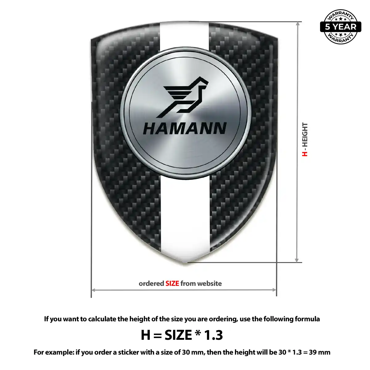 Hamman Domed Decal Exclusive Series