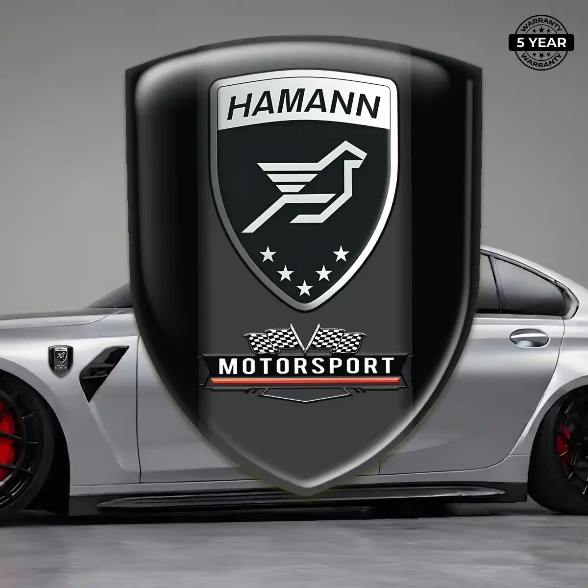 Hamman Domed Decal Sleek Style