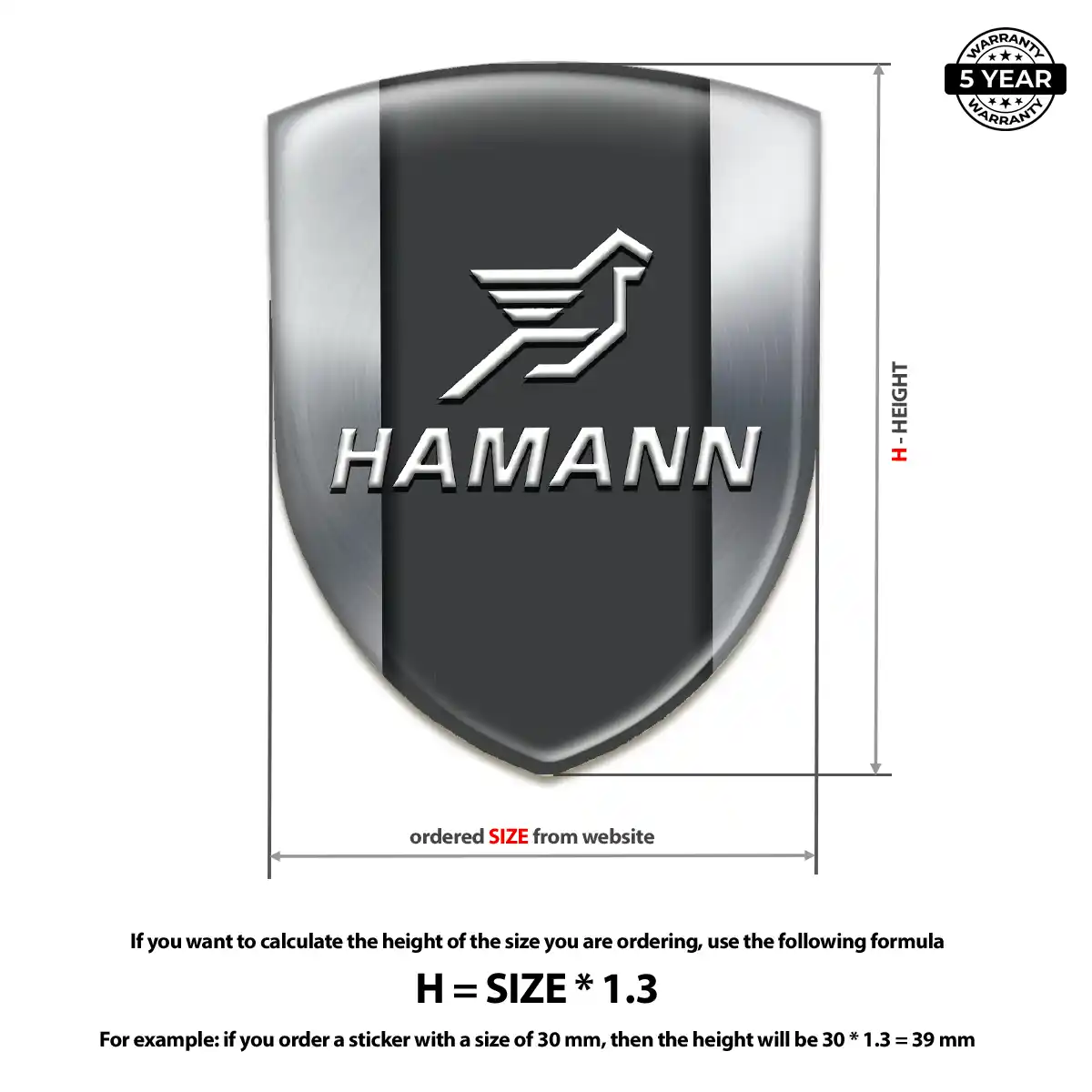 Hamman Domed Emblem Cabin Style