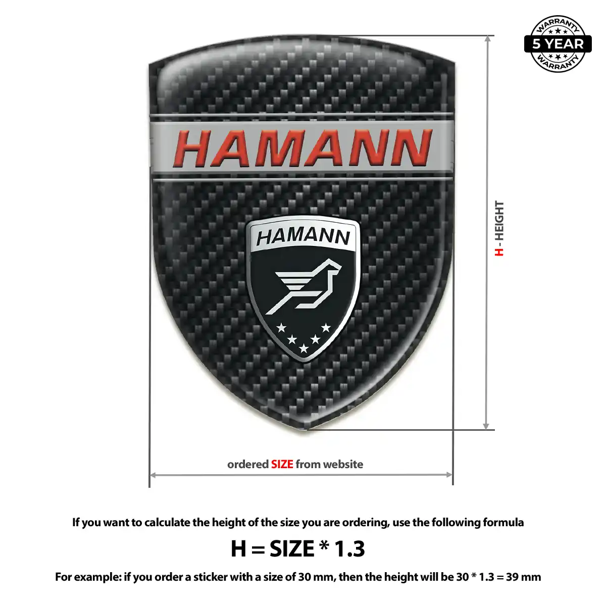 Hamman Domed Emblem Interior Elegance