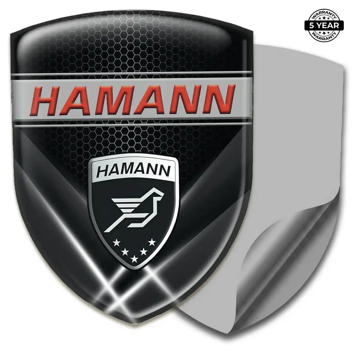 Hamman Domed Emblem Resin Luxe
