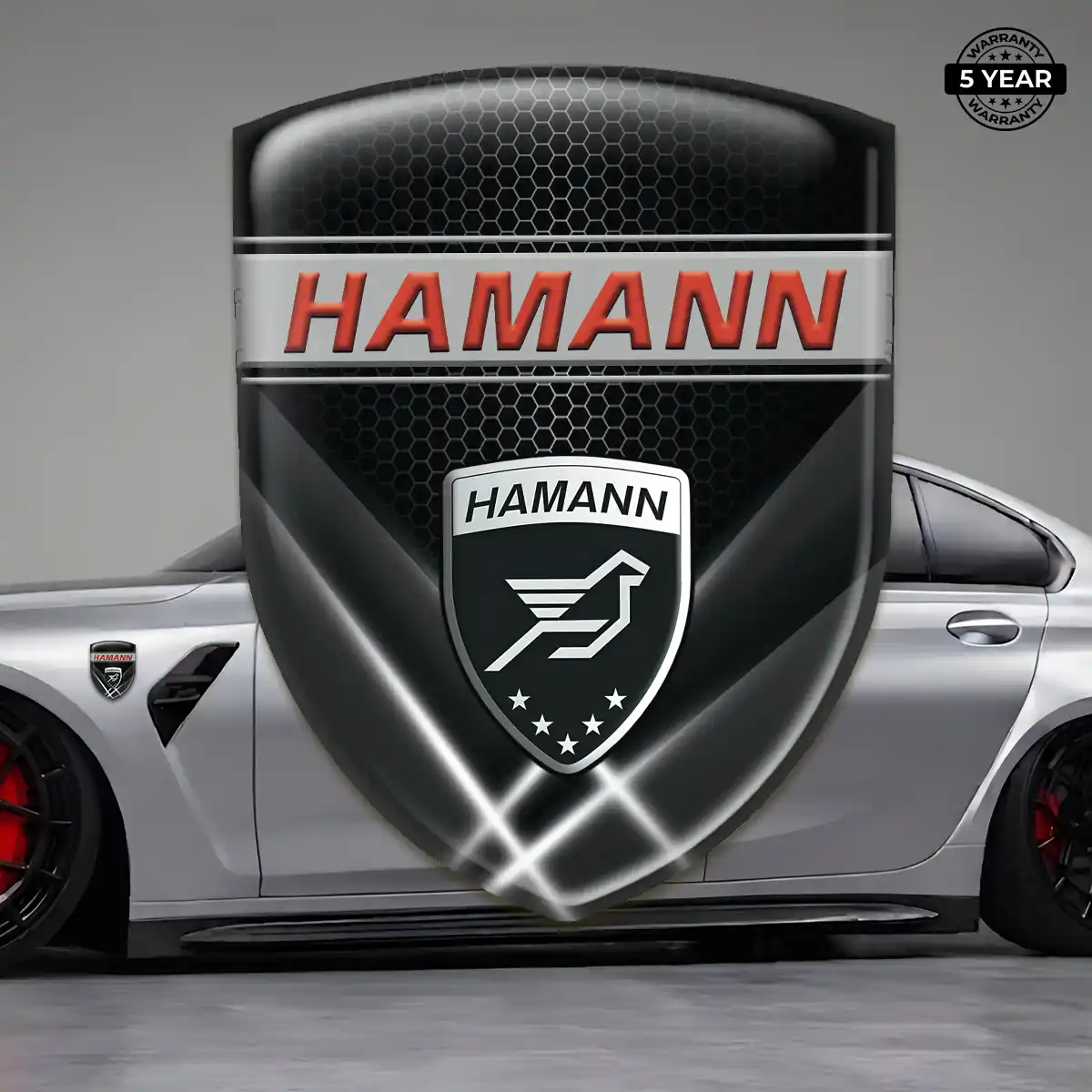 Hamman Domed Emblem Resin Luxe