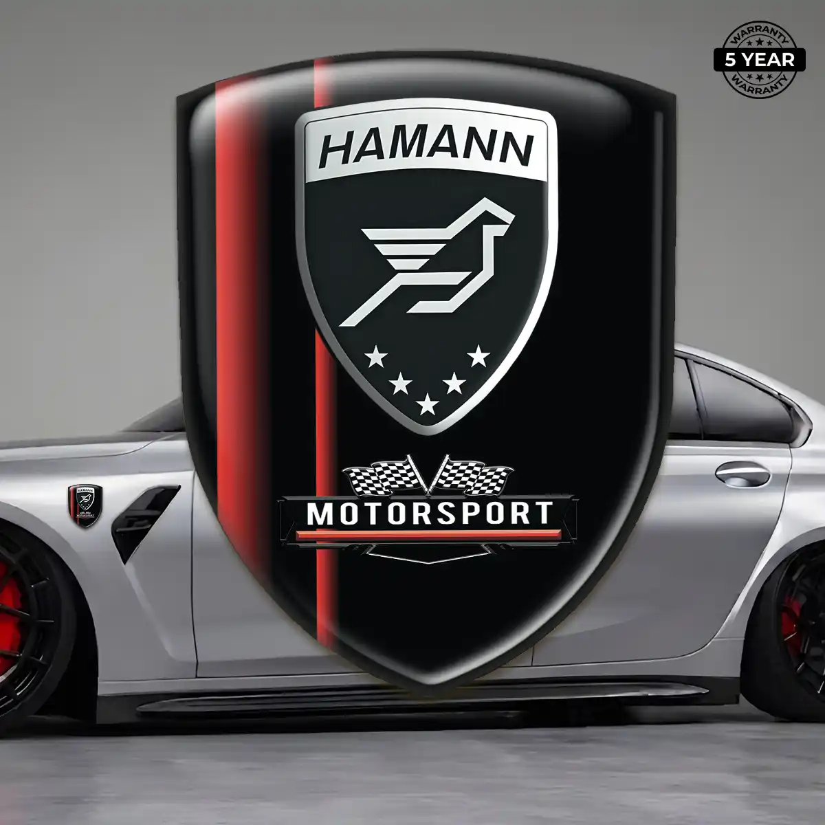 Hamman Domed Logo Decal Auto Tuning