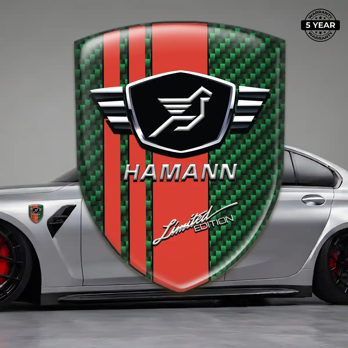 Hamman Domed Logo Decal Cabin Style