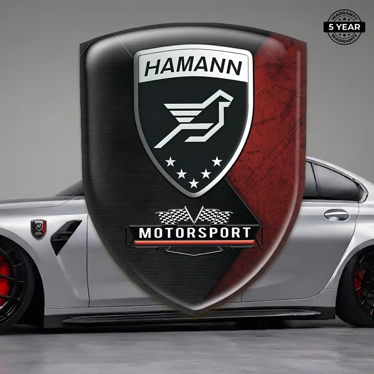 Hamman Domed Logo Decal Elite Finish