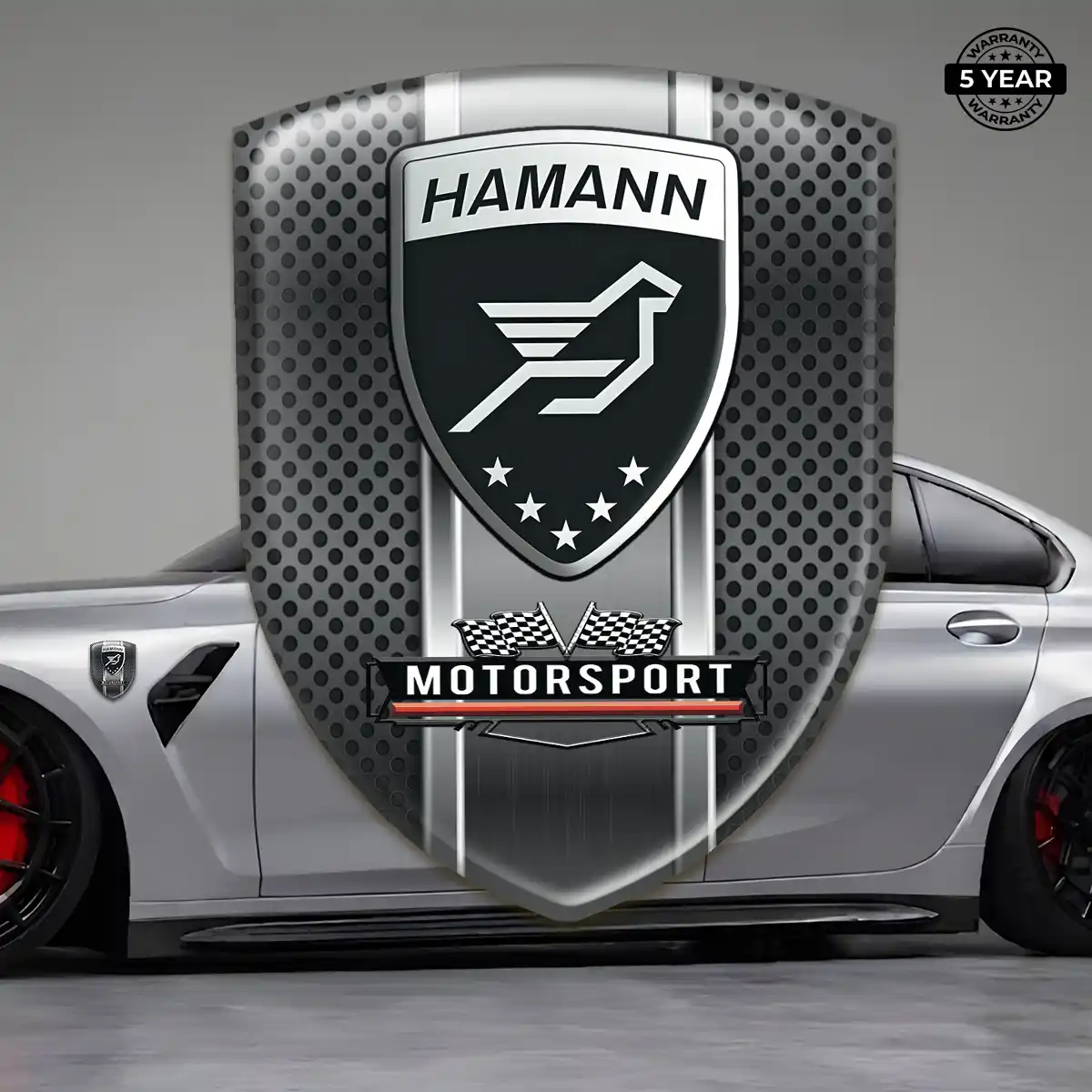Hamman Domed Logo Decal Interior Elegance
