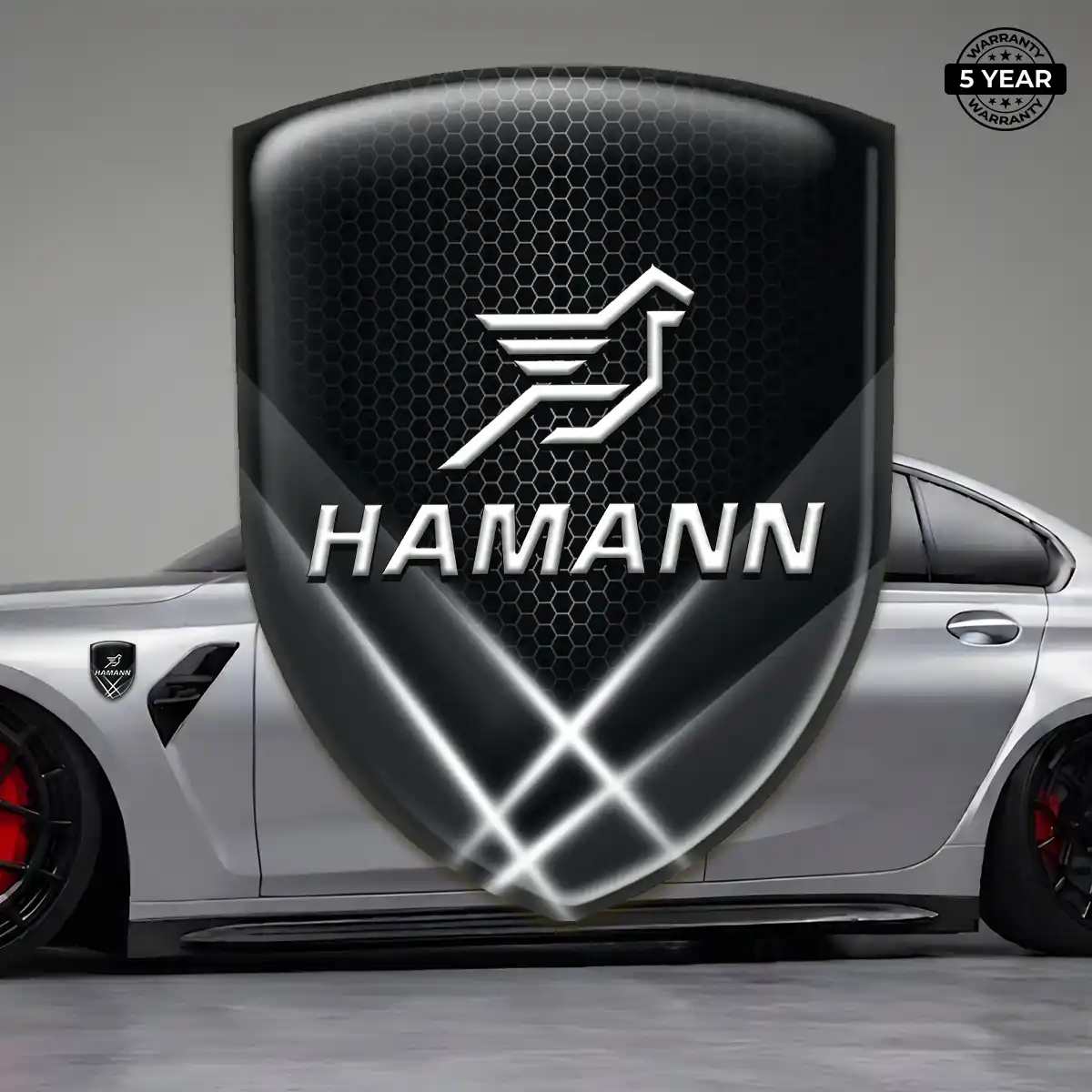 Hamman Domed Logo Decal Interior Luxe