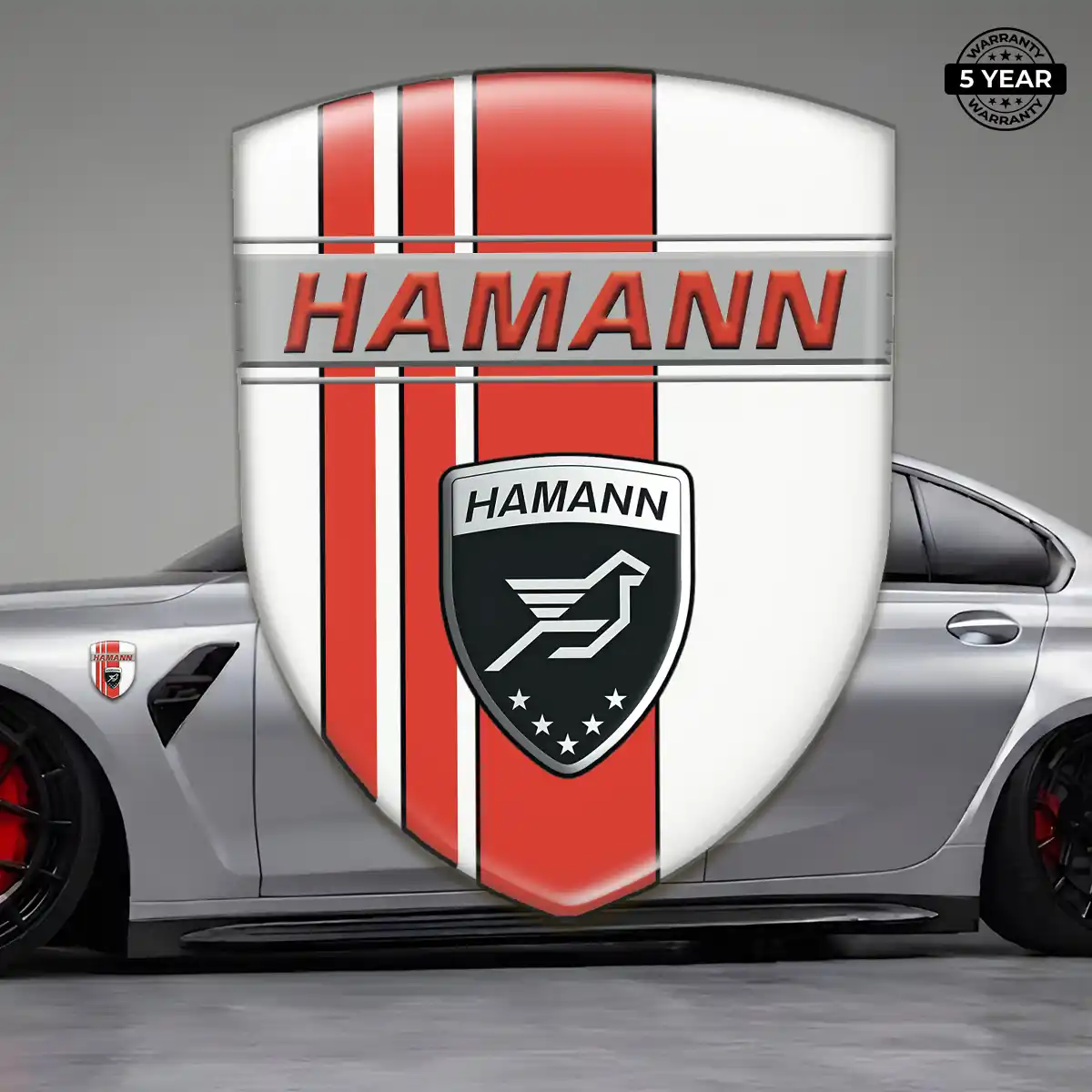 Hamman Domed Logo Decal Outer Style