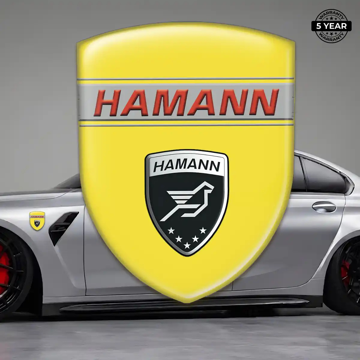 Hamman Domed Logo Decal Performance Style