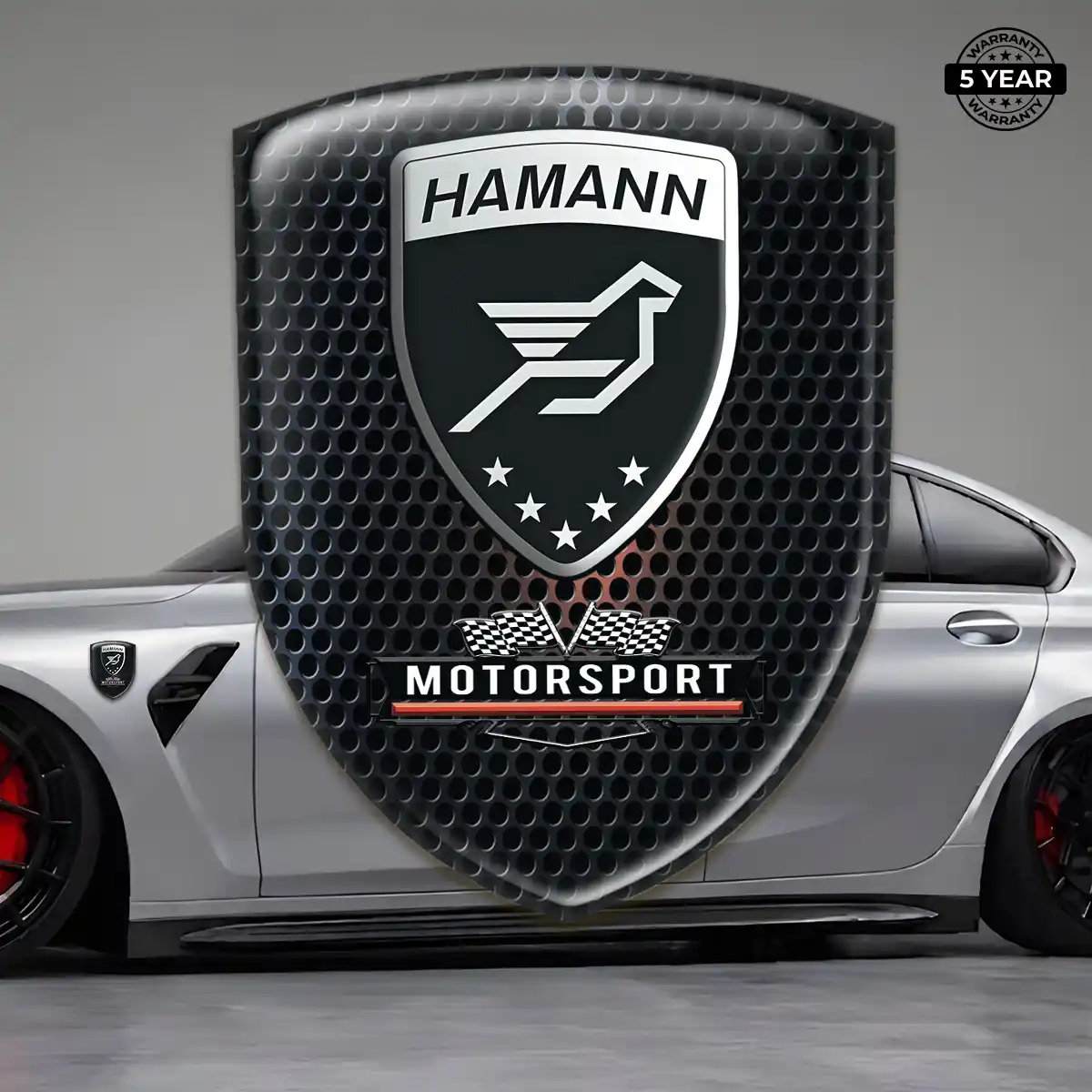 Hamman Domed Logo Decal Refined Design