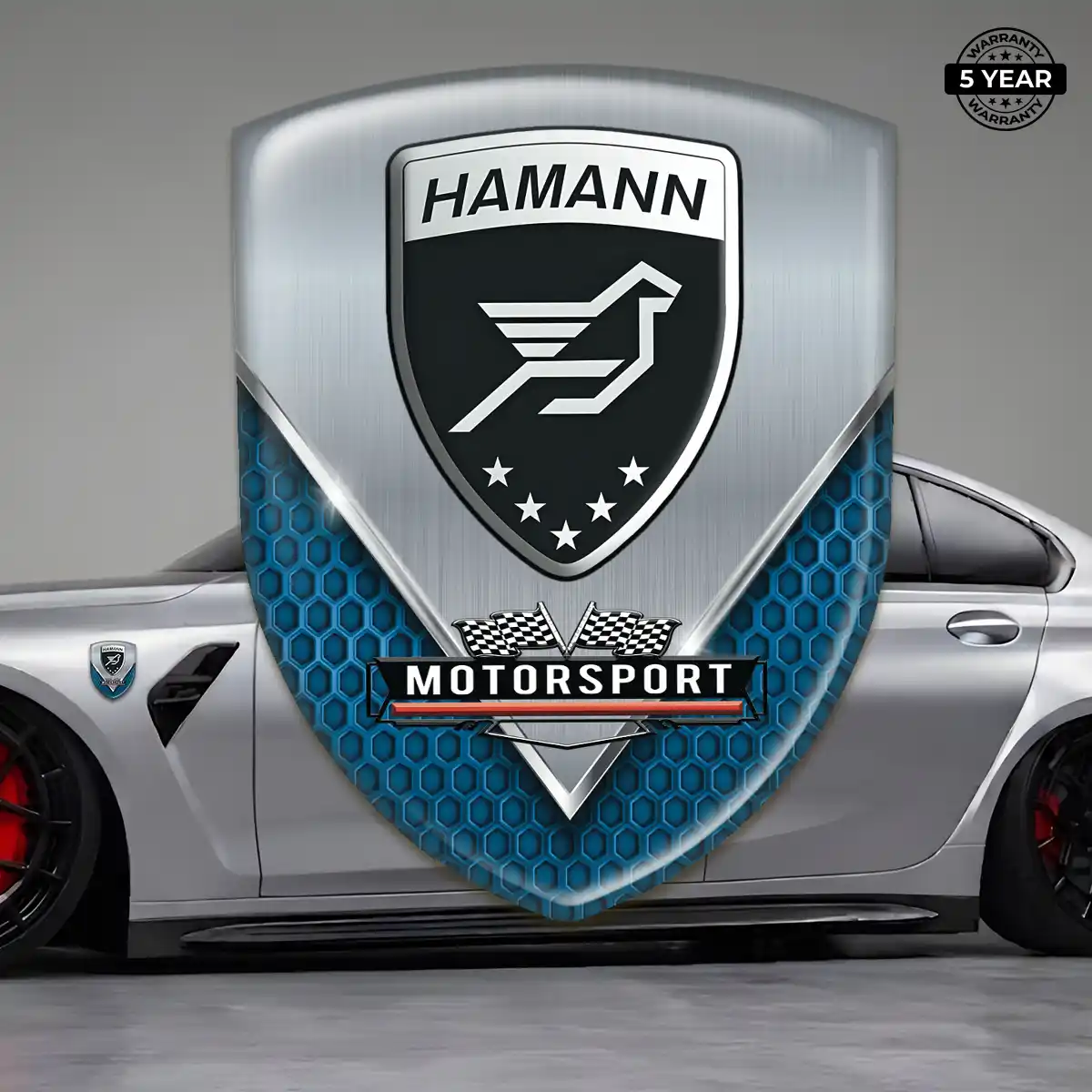 Hamman Domed Logo Decal Resin Elite