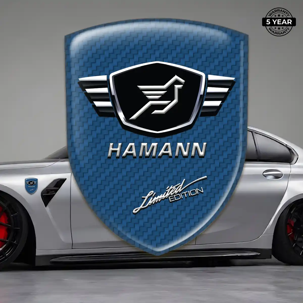 Hamman Domed Logo Sticker Cabin Style