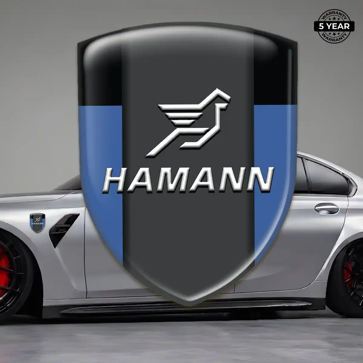 Hamman Domed Logo Sticker Elite Finish