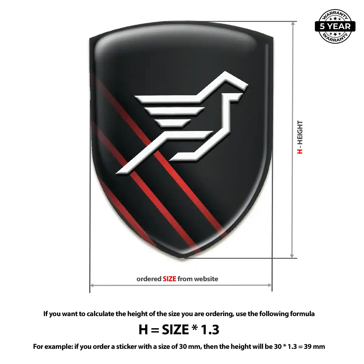 Hamman Domed Logo Sticker Exclusive Series