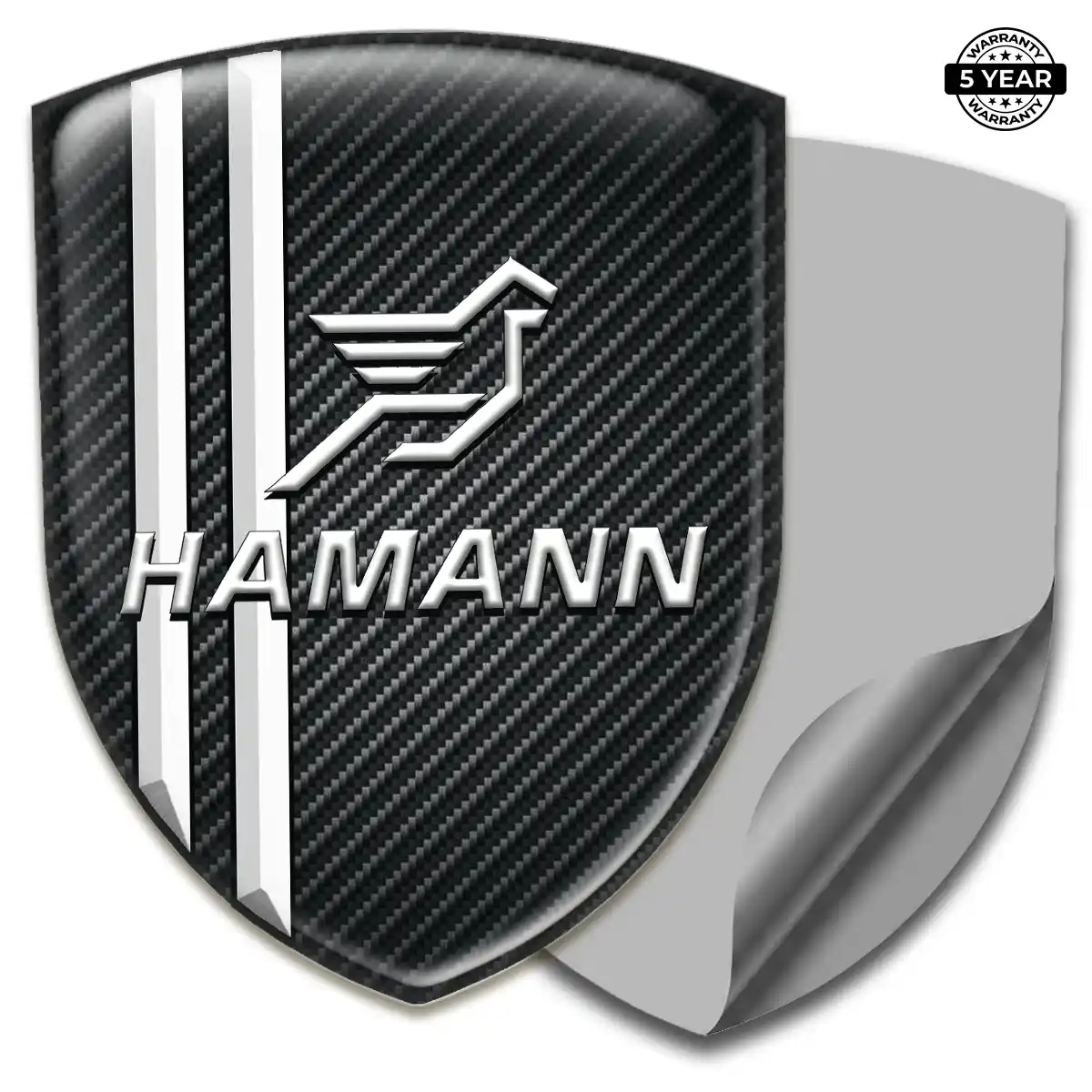 Hamman Domed Logo Sticker Exterior Luxe