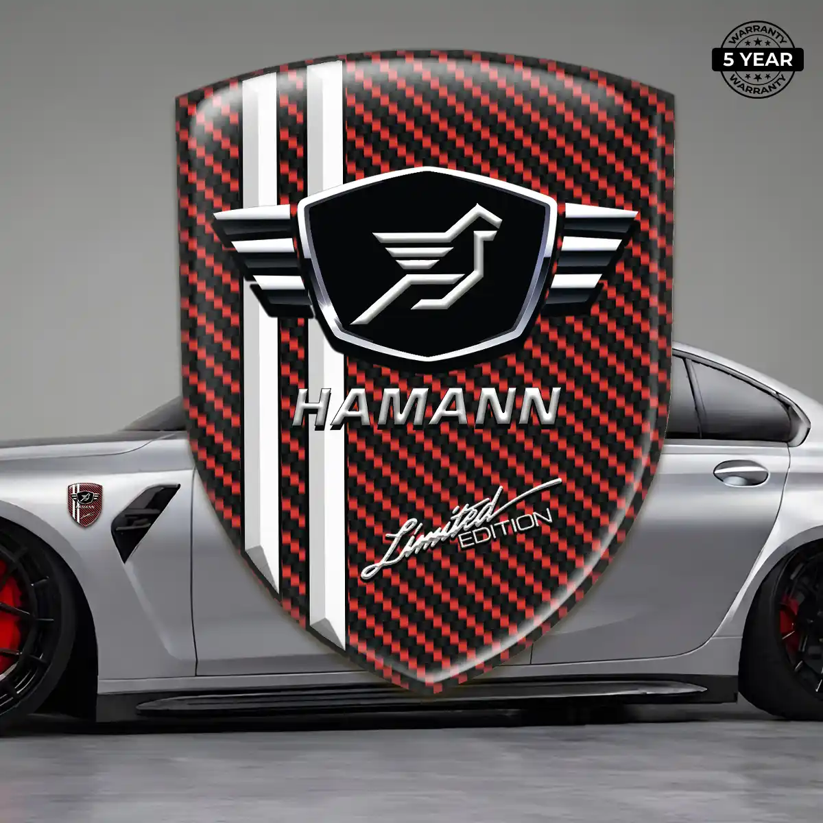Hamman Domed Logo Sticker Interior Elegance